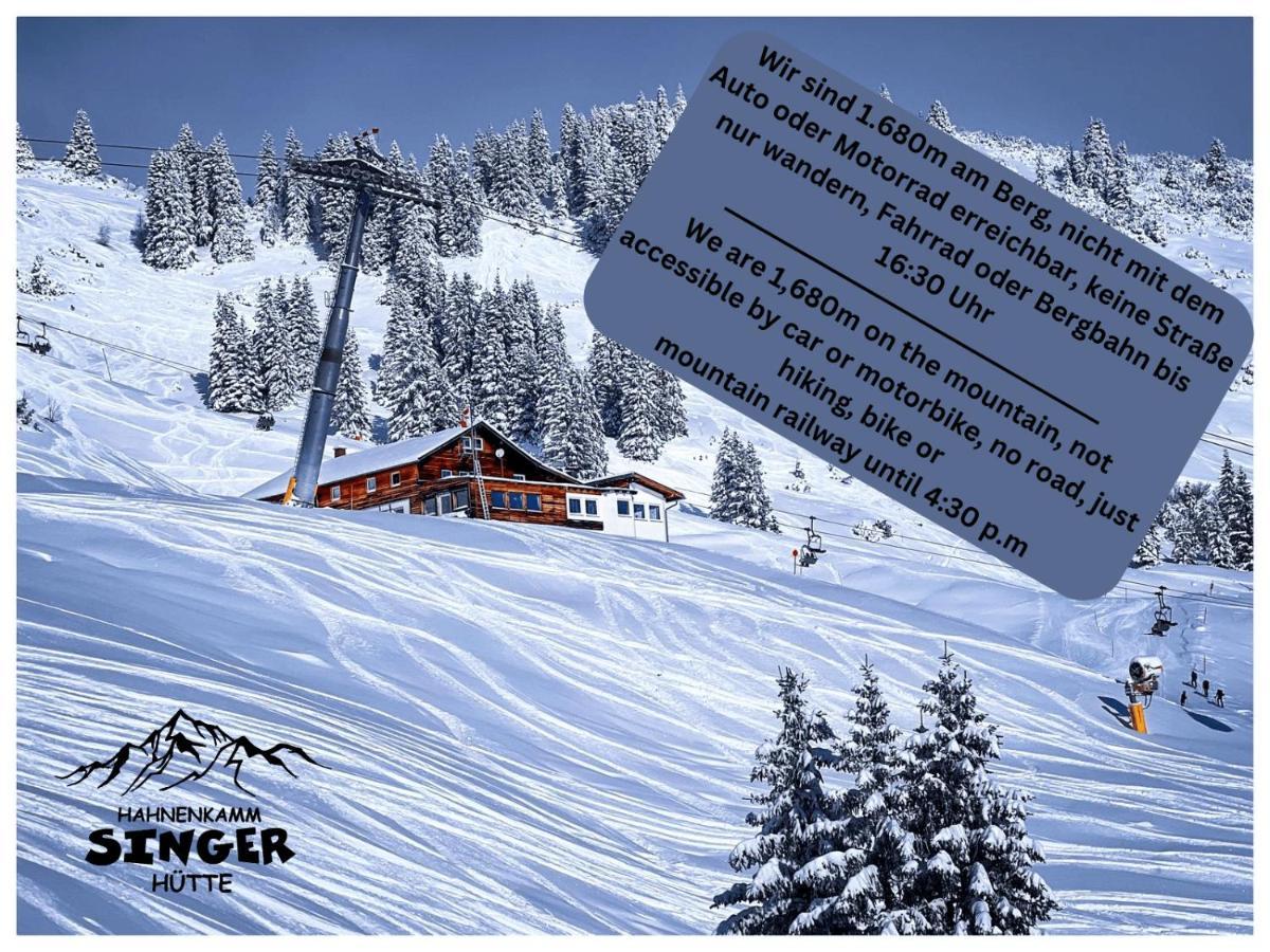 Berggasthof Singerhutte In Hofen, Reutte Hotell Eksteriør bilde